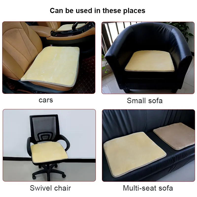 AUTOROWNТ Искусственный мех Накидка на сиденья авто Универсальный размер Высокое