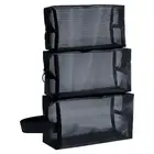 Туалетные сумки coofit 3 шт.компл., портативные вместительные косметички, органайзер для туалетных принадлежностей для женщин и девушек, уличные дорожные сумки