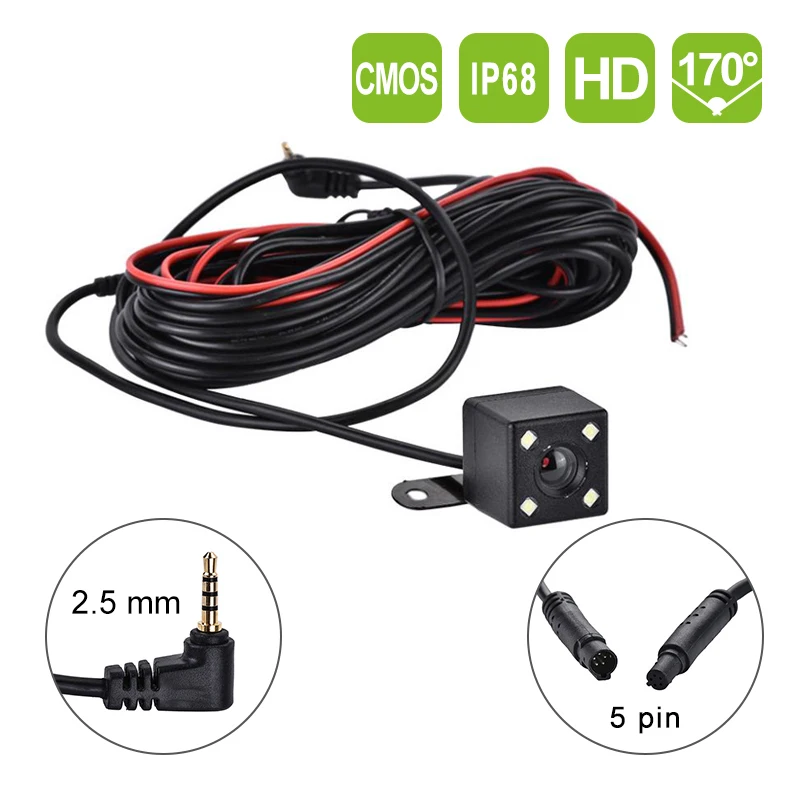 

Камера заднего вида автомобильная, 170 градусов, ночное видение