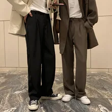 @ Yyds outono novo fino pendurado calças soltas casal calças casuais grandes roupas masculinas (4)