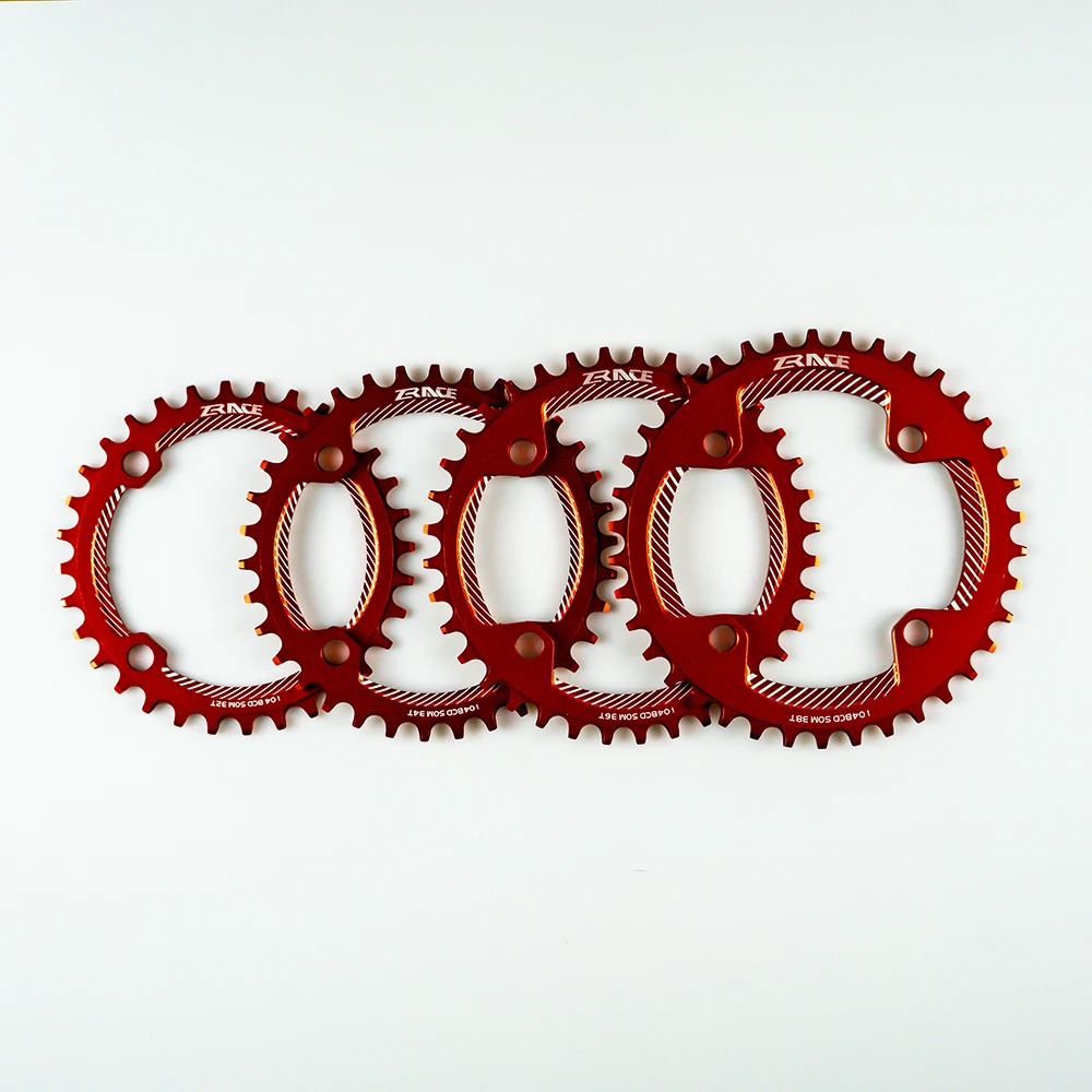 Звездочки ZRACE BCD104 цепи с зубьями в ширину 32T/34T/36T/38T для shimano deore MTB запчасти горных