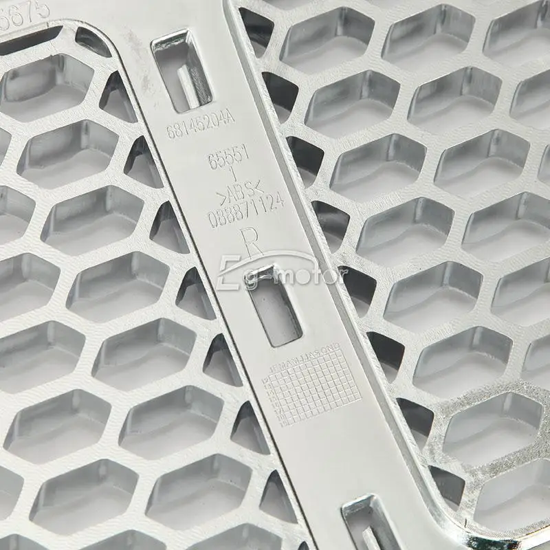 3x сетка ABS хромированные планки решетка крышки вставки подходят для Jeep Grand Cherokee 2014