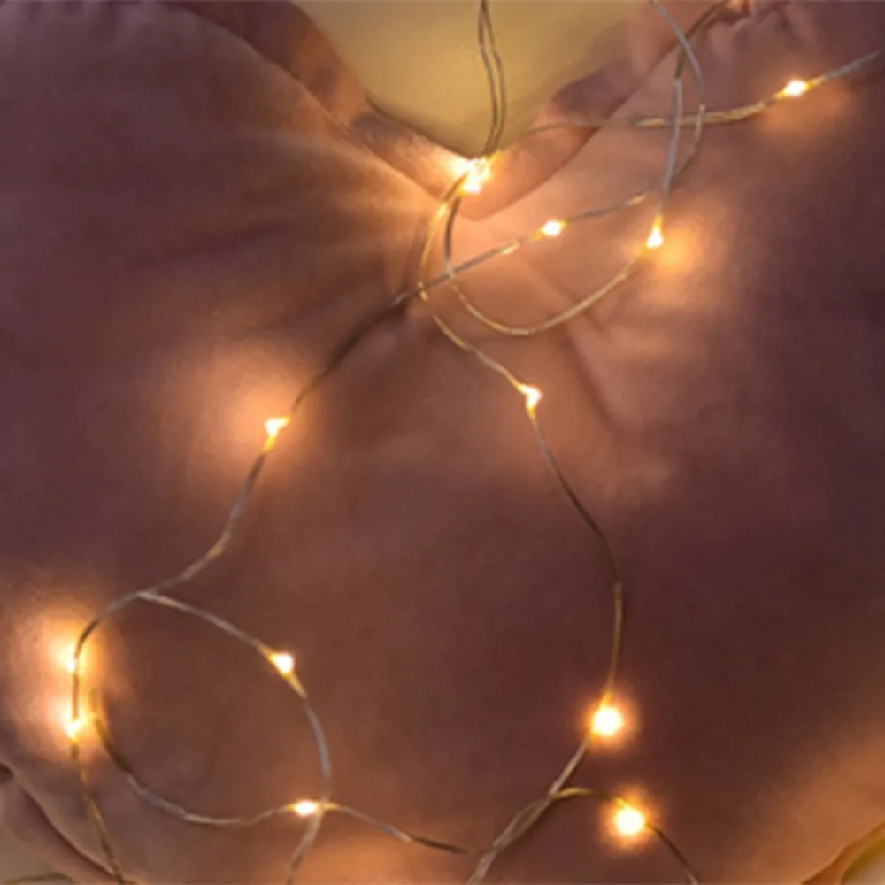 Модная строка Феи огней светодиодный медный провод свет шнура восемь режимов