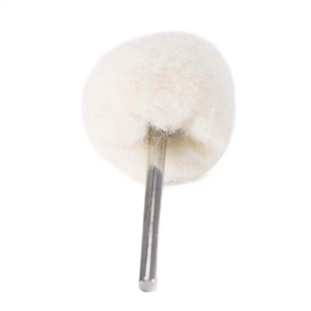 

10pc Wool Polishing Brush Wool Wheel Amber Buffing Felt Polishing Polished Grinding Head Jewelry Metals Wheels Buffing Felt