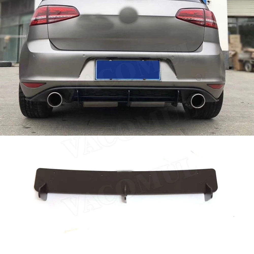 Высококачественный задний диффузор для губ из АБС пластика Накладка Volkswagen VW Golf VII