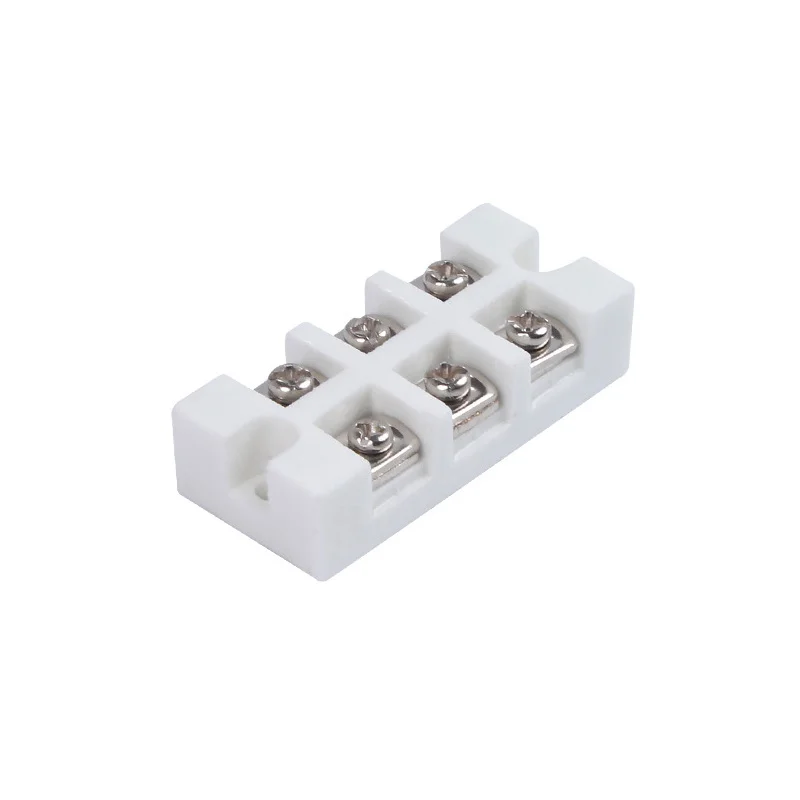 

3/4/6/12 Position TB Type Ceramic Wiring Terminal Block High Frequency Porcelain Dual Row Wire Connector