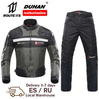 duhan motorcycle jacket men jaqueta motociclista motorbike riding jacket autumn winter moto motocross suit protective gear