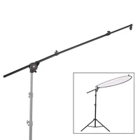 reflector boom arm stand with grip swivel head bracket clamp reflector disc arm support for photo studio lighting photography