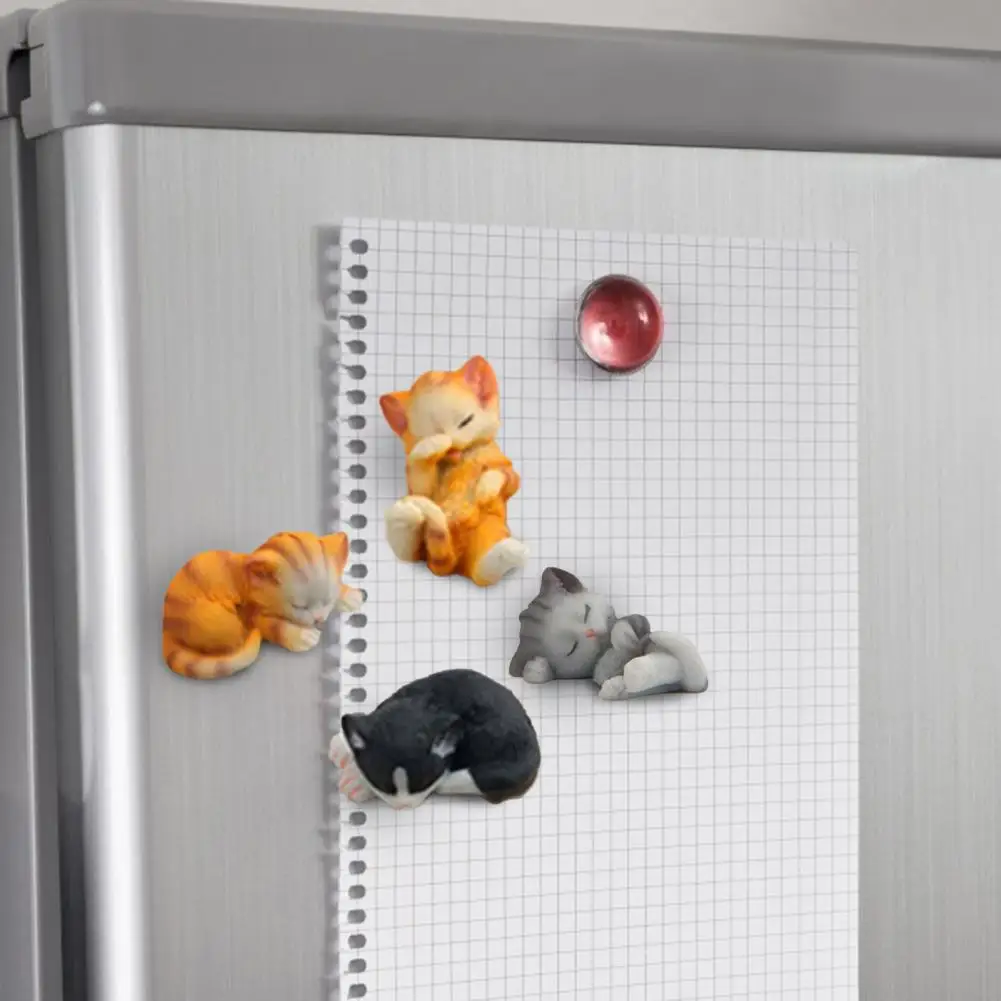 Украшение для холодильника милый ленивый кот магниты на холодильник украшение