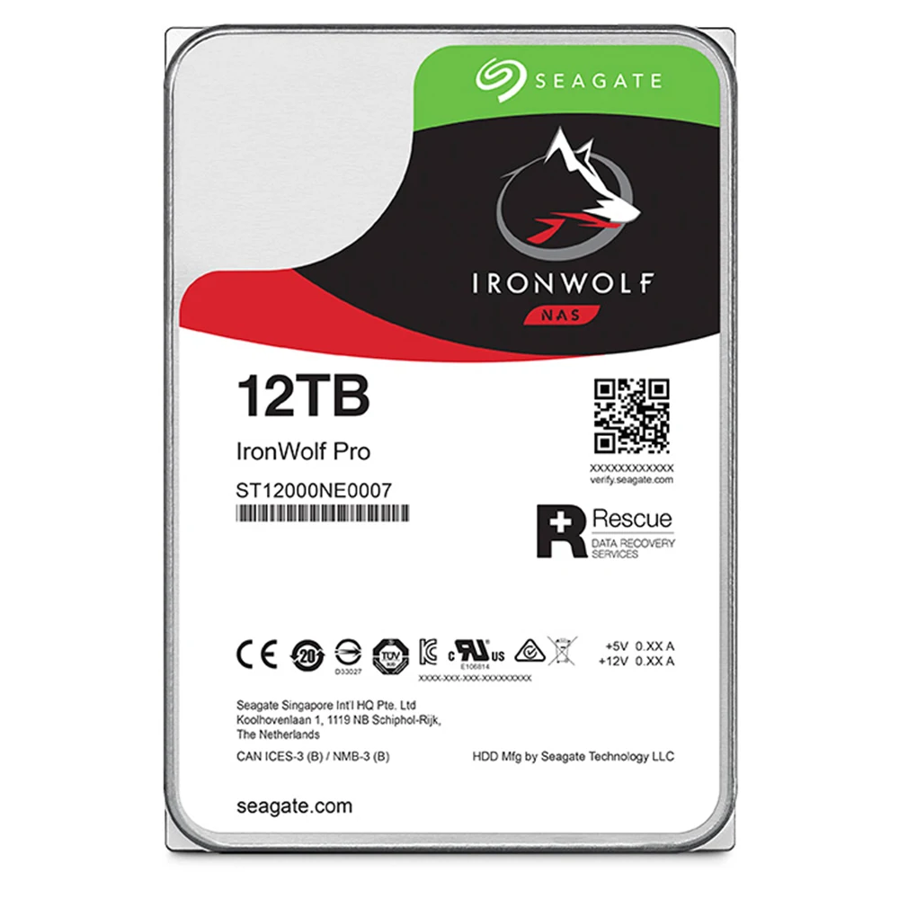 Внутренний жесткий диск Seagate IronWolf Pro 2 ТБ 4 6 8 10 1 14 16 NAS RAID прилагается служба
