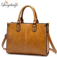 brown leather handbag women vintage crossbody bags for women 2020 new lady shoulder bags handbags tote bag bolsa feminina