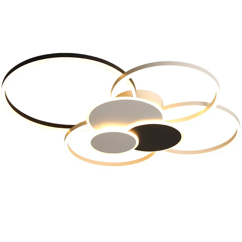 

2021 Modern Nordic LED Ceiling Light Livingroom Bedroom Study Room Dimmable Ceiling Lamp Creative Designer Lighting Fixture