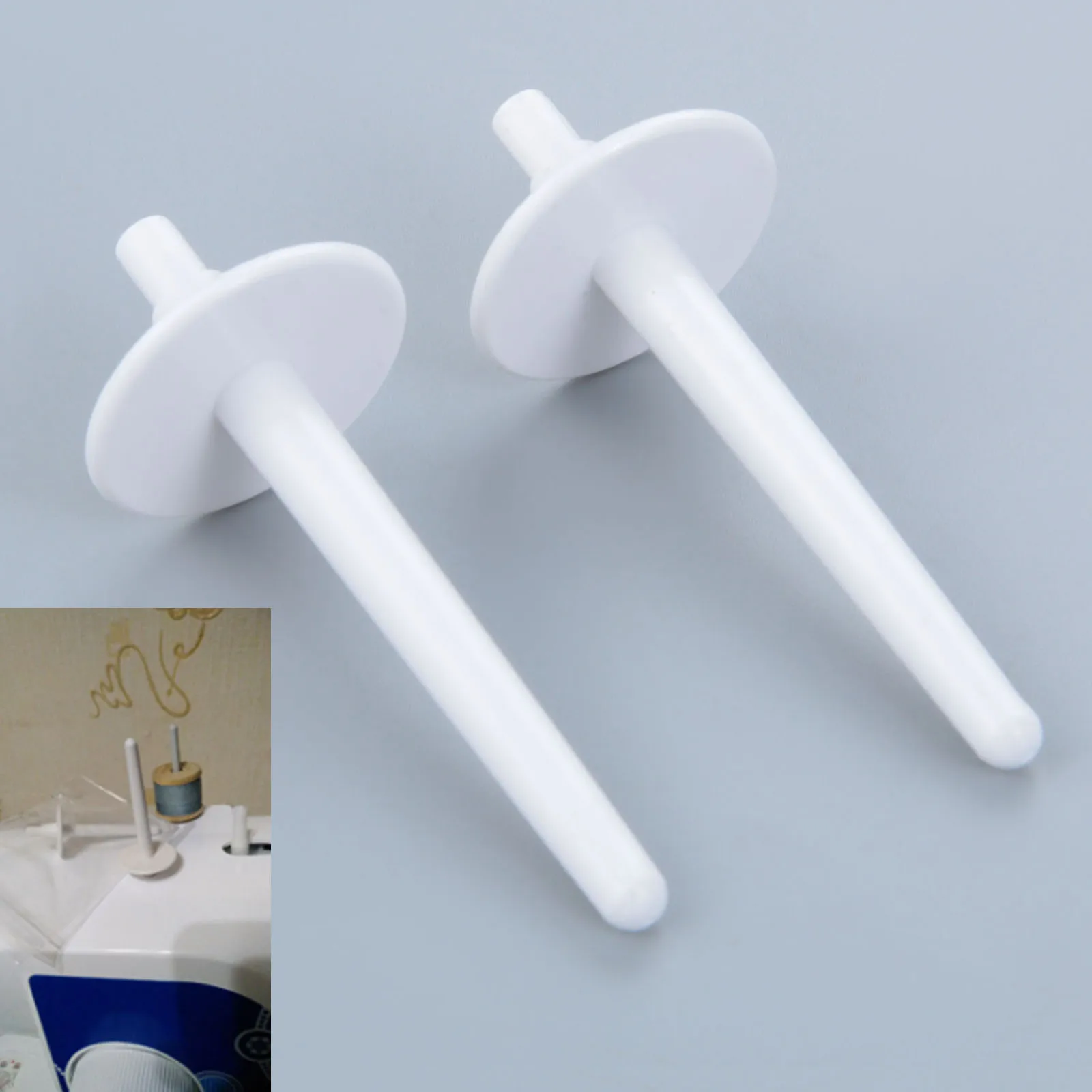 2 шт. катушка шпильки Пластик 444813 дома деталь швейной машины подходит SINGER