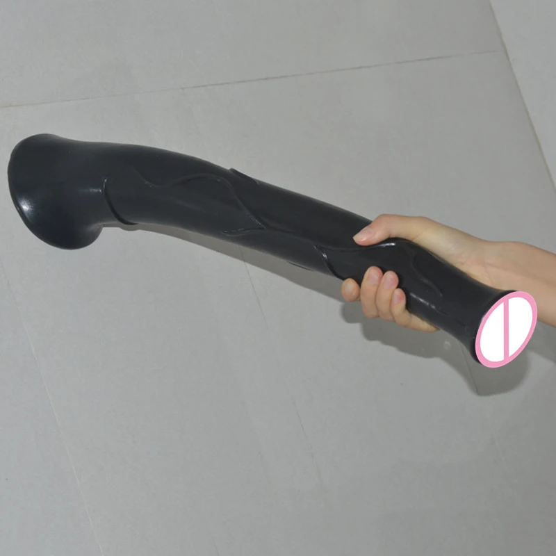 Огромное длинное животное Стимулятор точки G большой член лошадь всасывание