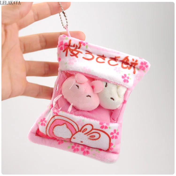 Мультяшный плюшевый мягкий брелок Мягкая игрушка творческий сумка