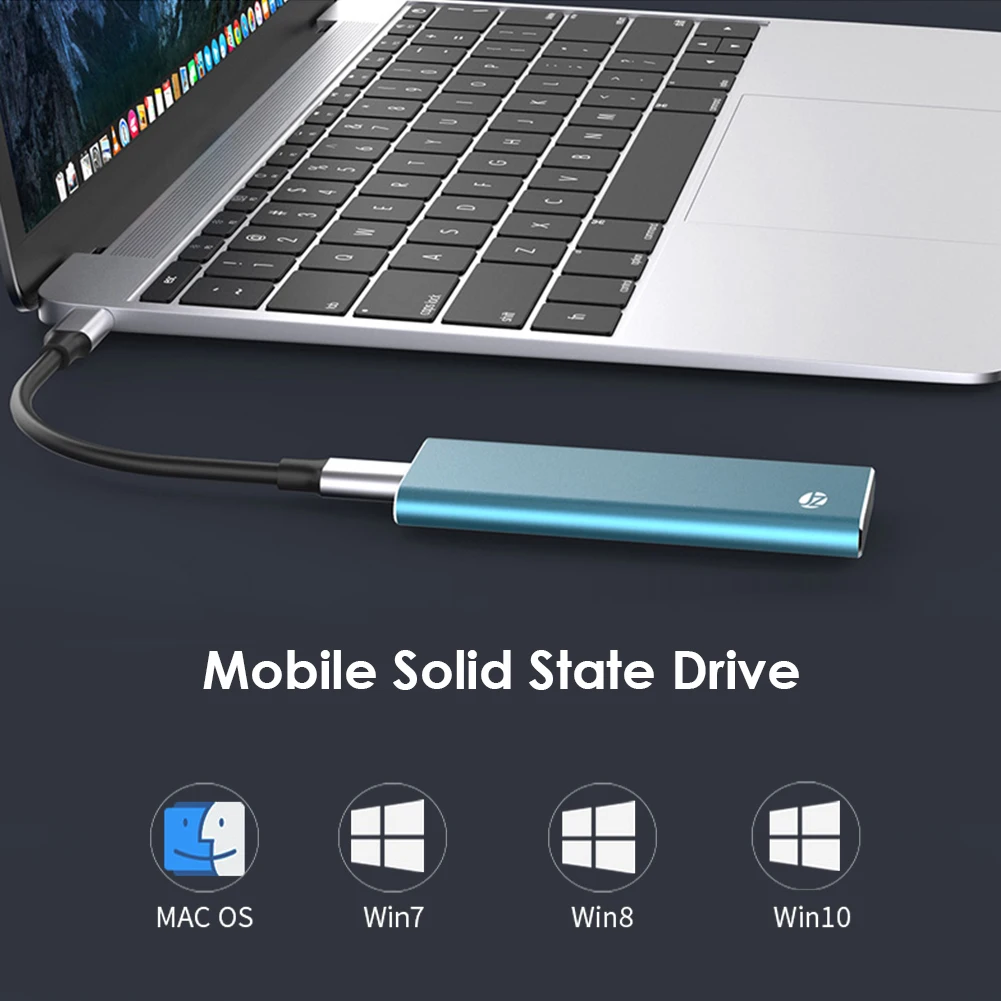 External Solid State Drive USB 3.1 Household Computer Type C SSD NGFF GT Portable Accessories for Jiazhuo PC Dropshipping