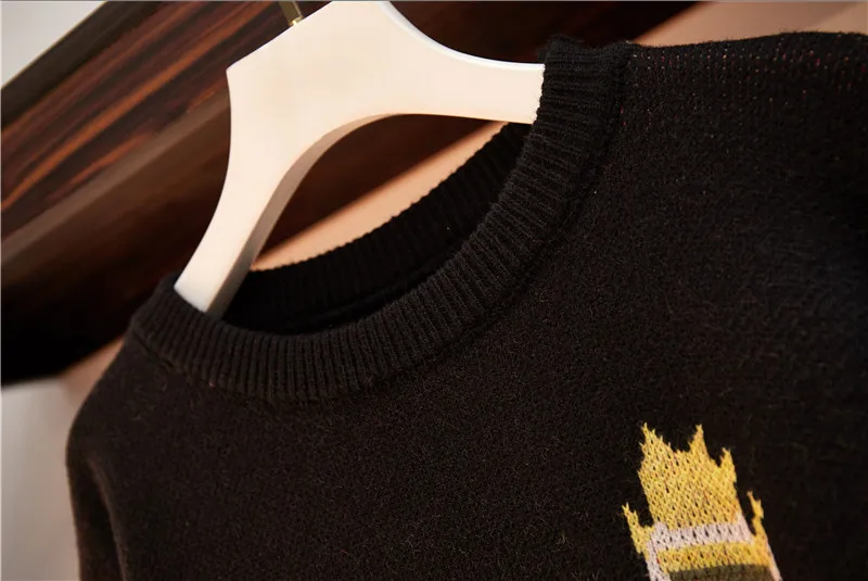 

Tracksuits Women Loose Knitting Sweater + Woolen Harem Pants Two Piece Set Suit Female Autumn Winter Casual Sets Plus Size