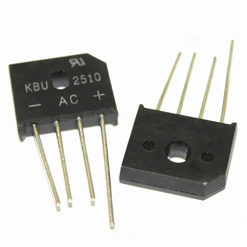 5 шт. KBU2510 KBU-2510 25A 1000V диодный мост выпрямитель ZIP | Электронные компоненты и
