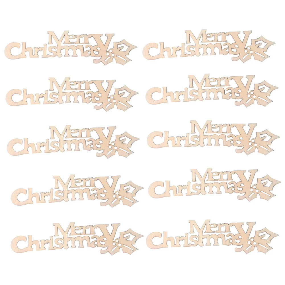 10 шт. деревянная нарезка для декора Детские буквы домашнего шитья подарок ручной