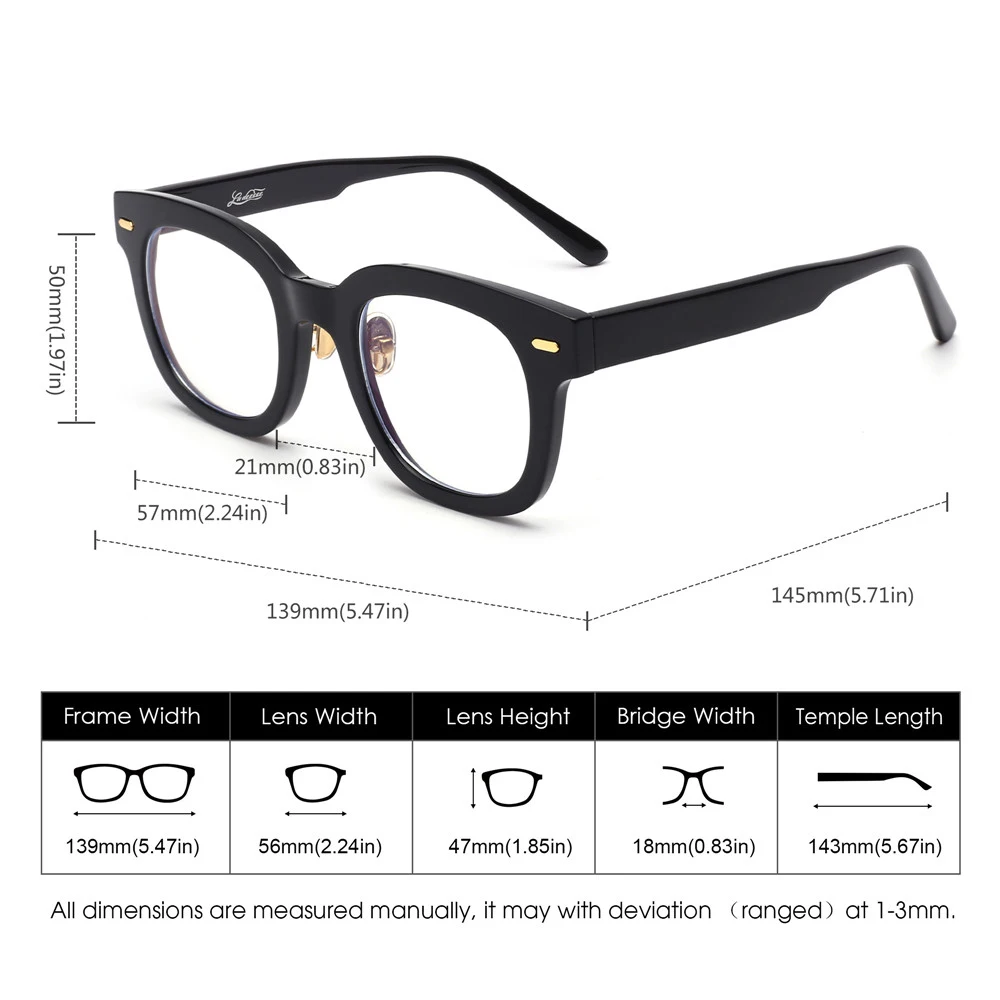 

Round Blue Light Glasses for Women Men LAO0003