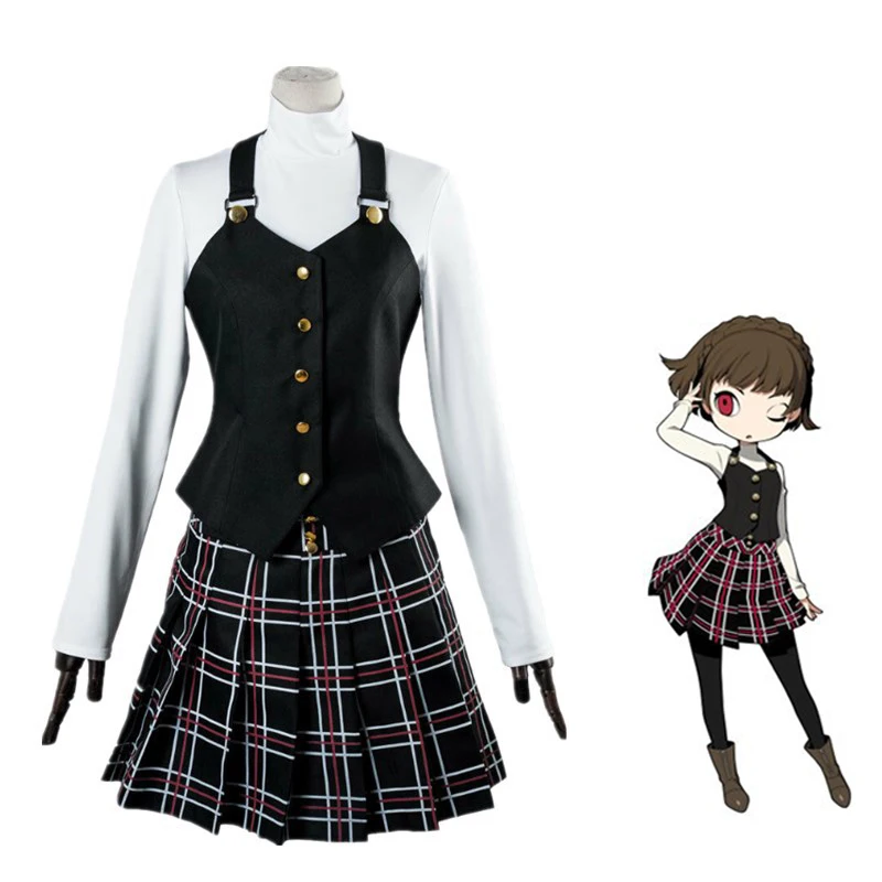 Аниме Persona 5 Карнавальный Костюм Королевы Макото niijima карнавальный костюм