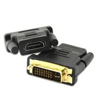 dvi to hdmi compatible adapter bi directional dvi d 241 245 male cable connector hdmi compatible converter hdtv projector