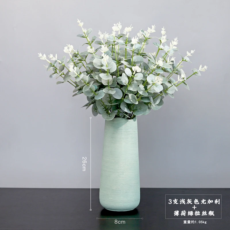 Керамическая ваза для украшения дома гостиной стола Цветочная композиция