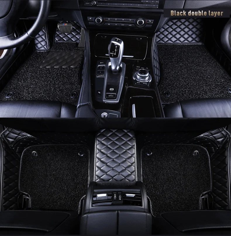 luxury all Black Водонепроницаемые автомобильные коврики для Great wall Haval H1 H2 H3 H5 H6 H9 Cool bear, автомобильные аксессуары - Название цвета: luxury all Black