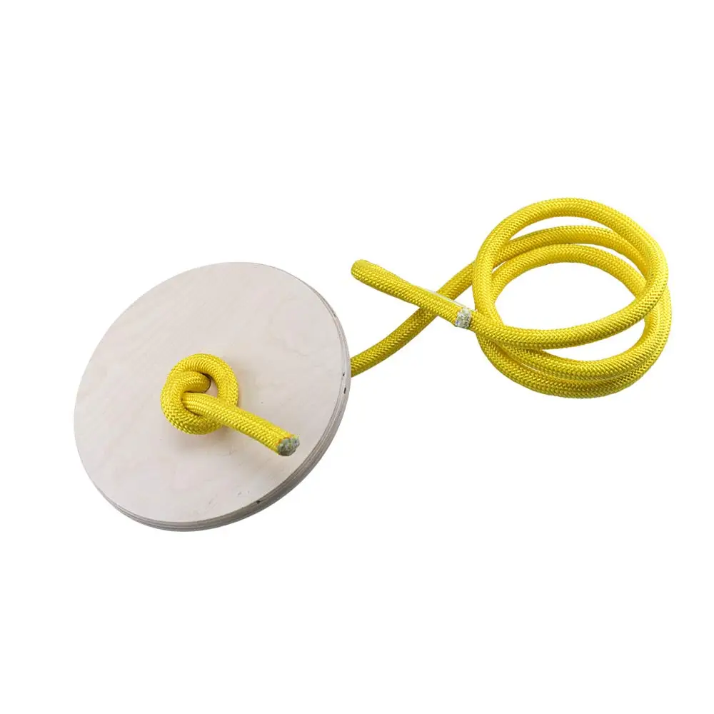 Дети открытый деревянный круглый качели диск дерево высокая прочность