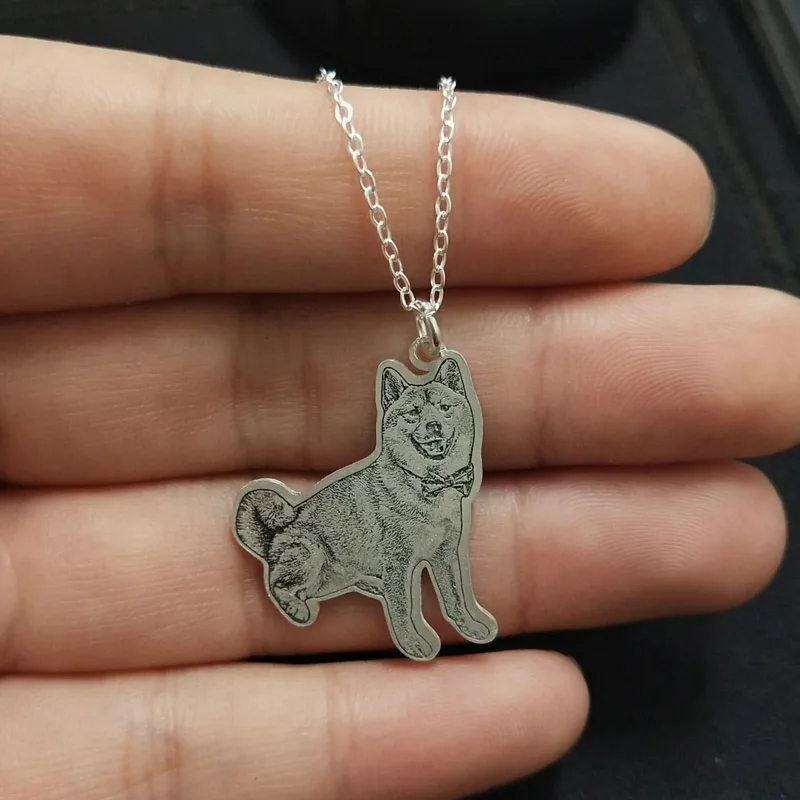 Ожерелье для домашних животных ручной работы на заказ 925 пробы Серебряное