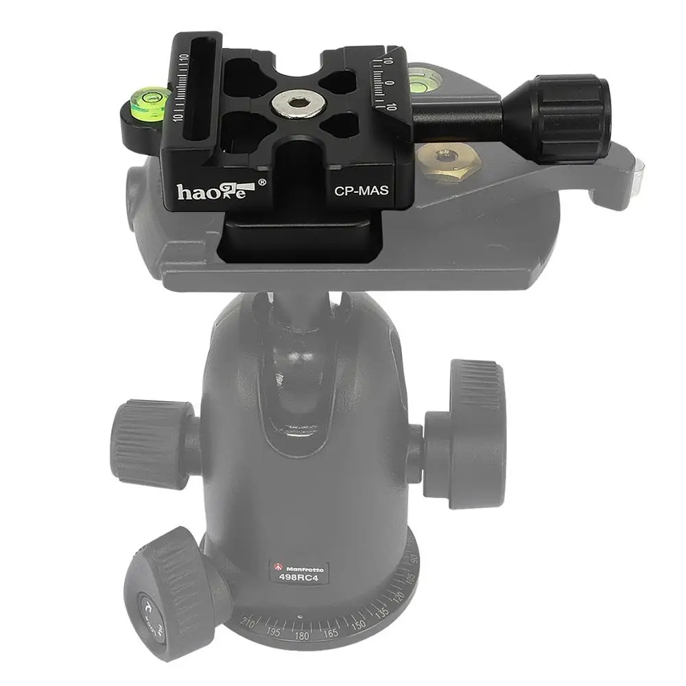 Haoge 51 мм быстроразъемный зажим переходник для системы Manfrotto RC4 совместимый с Arca Swiss