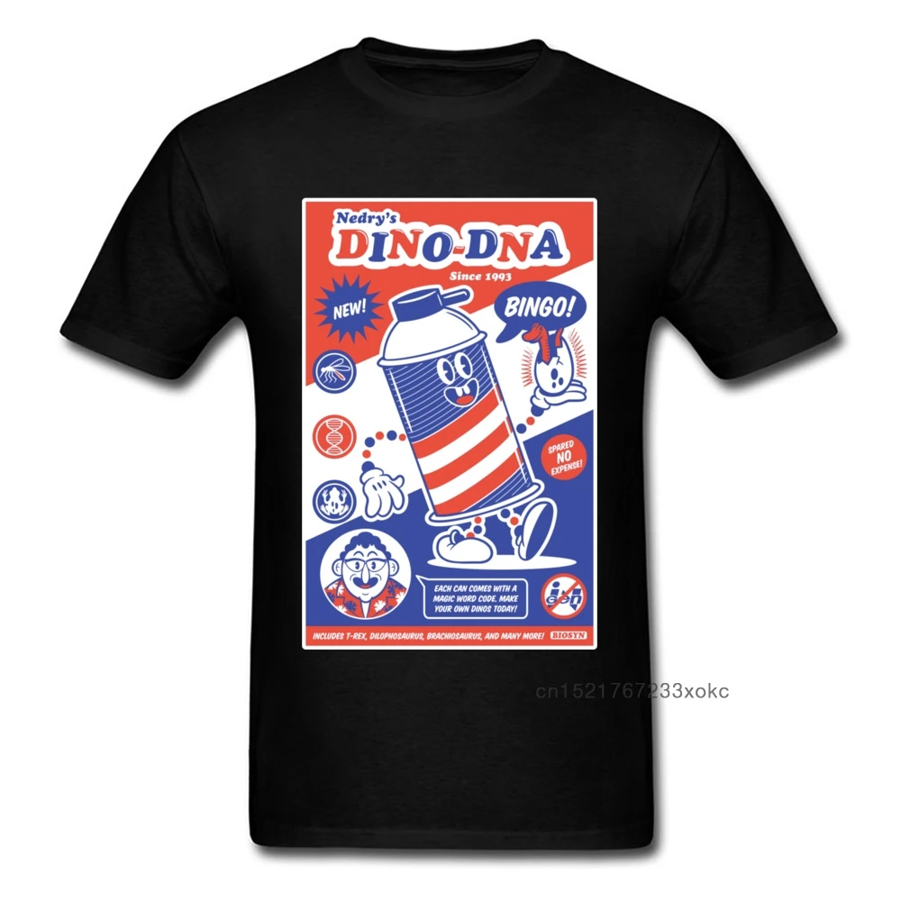 Футболка в стиле бинго Дино ДНК мужские футболки с рисунками летняя футболка