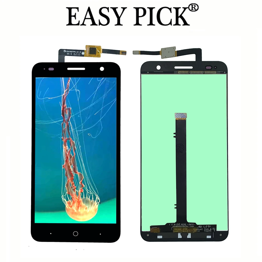 Для ZTE Blade V7 ЖК-дисплей кодирующий преобразователь сенсорного экрана в сборе с