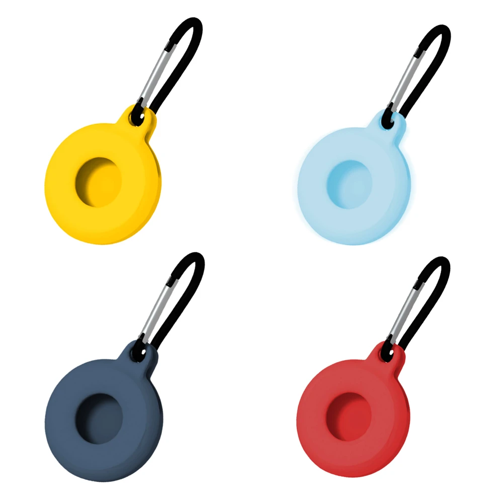 

Silicone Case Compatible with Airtags Case 2021 New Waterproof and Washable Keychain for Airtags