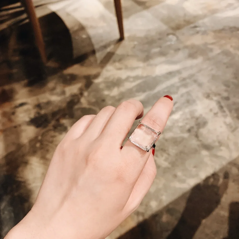 Новое прозрачное геометрическое Несимметричное складное металлическое