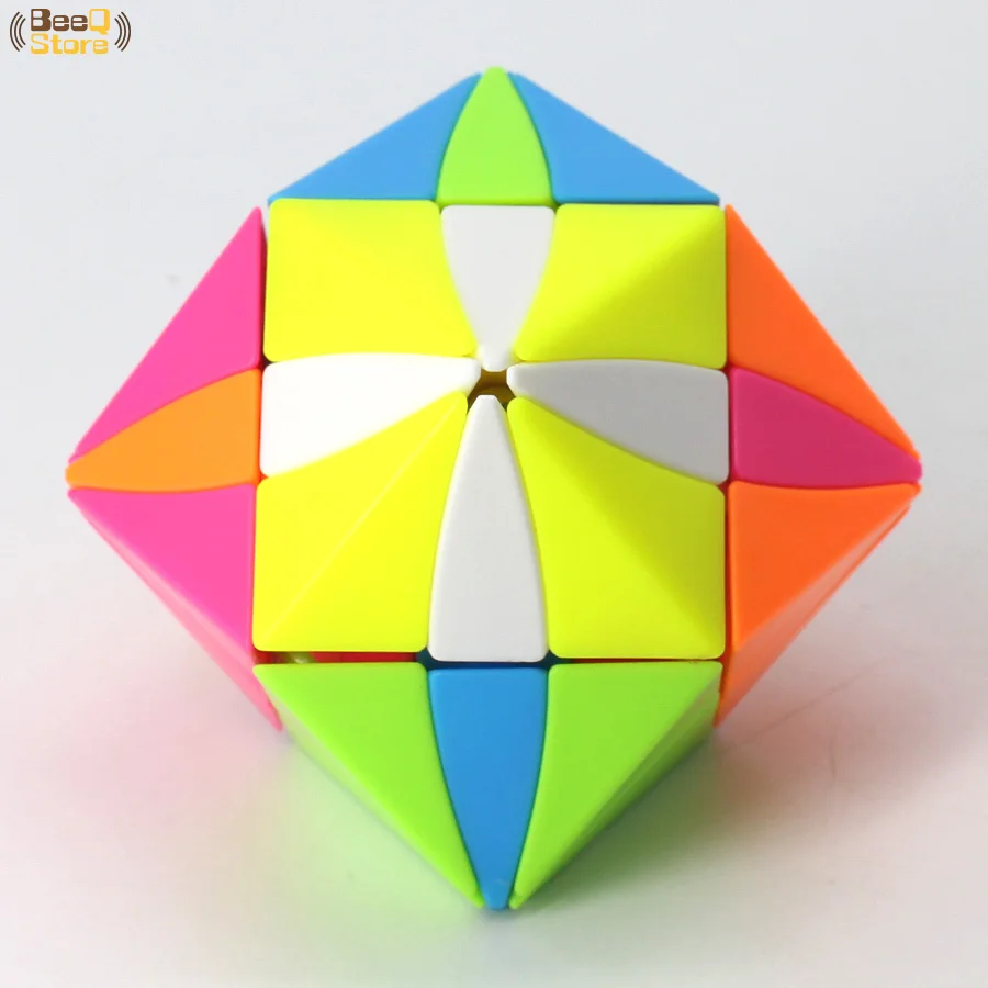 Магический куб с глазами без наклеек строительный головоломка 3x3 необычная форма