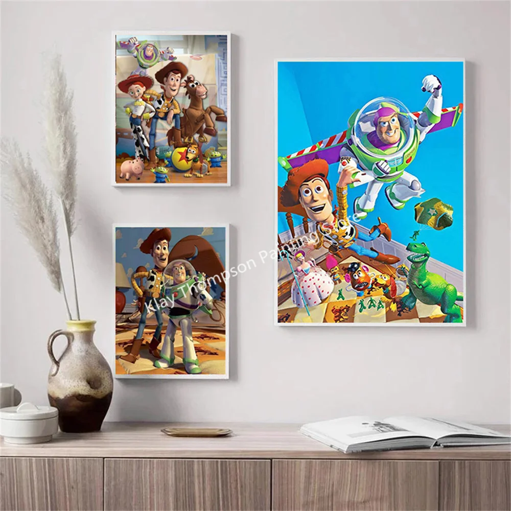 

Disney «История игрушек», «Алмазная Живопись Вышивка крестом Стразы мозаика художника, украшение для дома, подарок