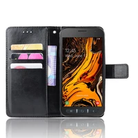 pu leather wallet case with kickstand credit slots for samsung galaxy g390fxcover 4xcover 4s