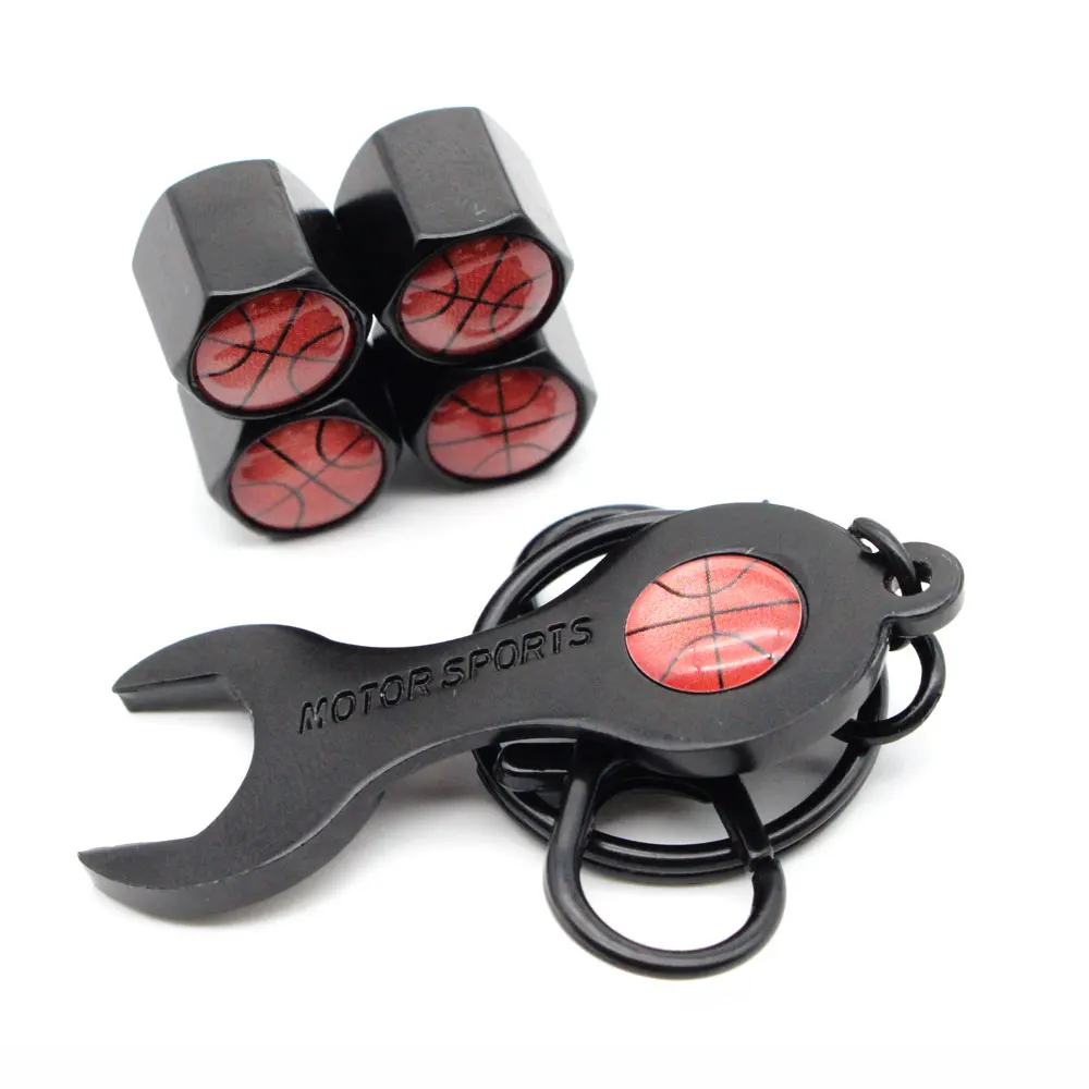 5 шт./компл. Противоугонная эмблема в баскетбольном стиле колпачки воздушных