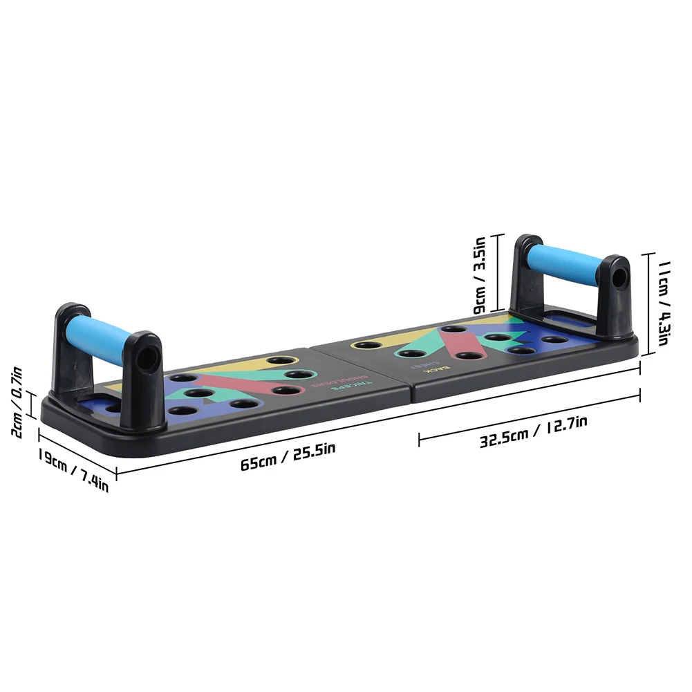 

Push up Board 9 in 1 Body Building Home Comprehensive Fitness Exercise Equipment Fodable Adjustable Push-up Stands Workout Gym