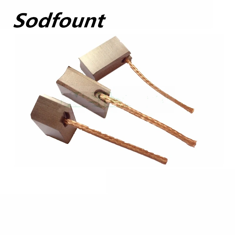 

Щетки и карбоновые щетки для двигателей постоянного тока 12 В, 24 В, 48 В J455A 8*10*20 мм, 400 шт.