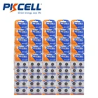 Щелочные батарейки PKCELL, 250 x G13, 1,5 в, AG13, 357A, A76, 303, LR44, RW82, RW42