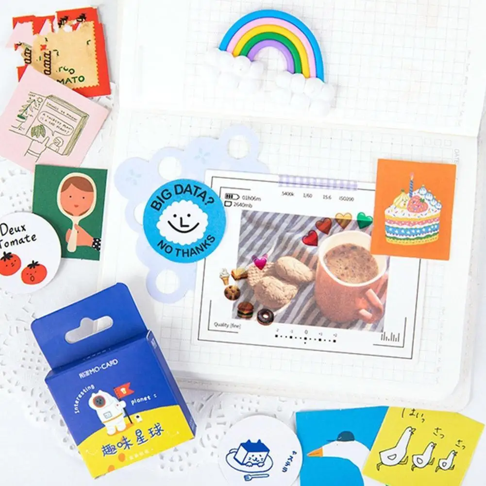 

Hawaiian Avocado Sticker Set Scrapbook DIY Decoration Sealing Sticker 46pcs/box J0D4