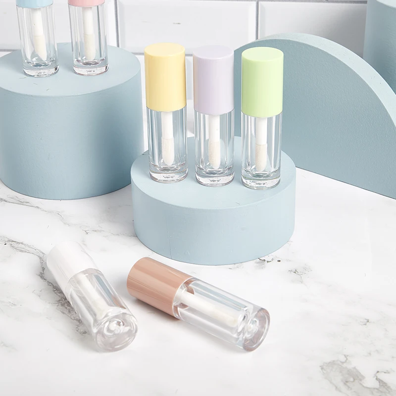 

6ml Clear Lip Blam Empty Tubes Lip Gloss Container Big Brush Lip Blam Tubes Lip Glaze Cosmetic Tube