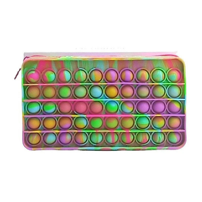 Чехол для карандашей чехол простая версия милый однотонный Силиконовый