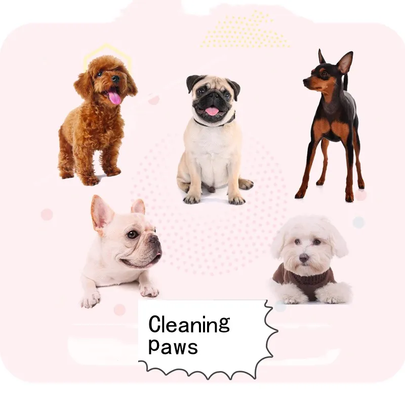 Силиконовая моющая щетка для мытья лап аксессуары собак французский бульдог