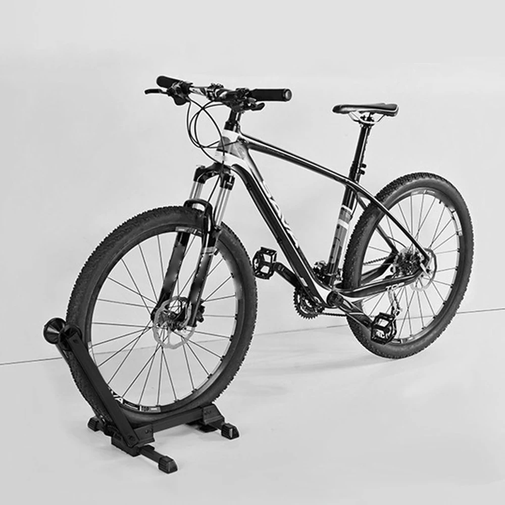 

Plug-in Bike Parking Rack Portable Twin-pole Mountain Bike Support Frame Bike Display Frame Road Cycling Supplies