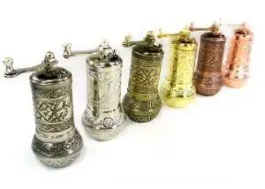 Ottoman Motif Coffee and Spices Grinder Yellow |