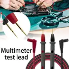 Металлический мультиметр PT1008 20A, испытательный провод, силиконовый огнестойкий резиновый провод, острый зонд #20