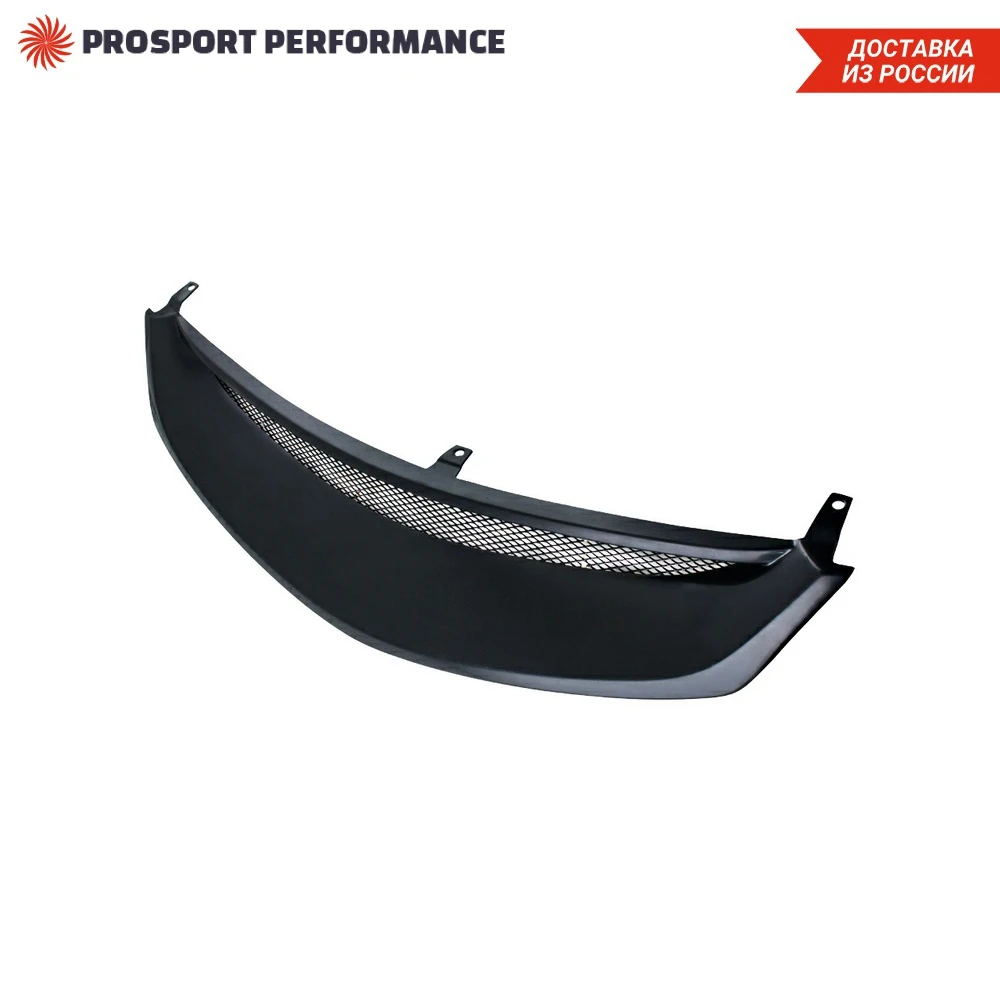 Решетка радиатора MUGEN Style c металл сеткой для Honda Civic 4D 2006-2008 ABS пластик тюнинг
